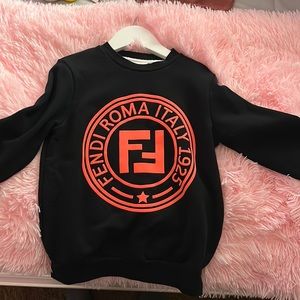 Gently used, like new Fendi shirt. Girls. Size small. No wear and tear